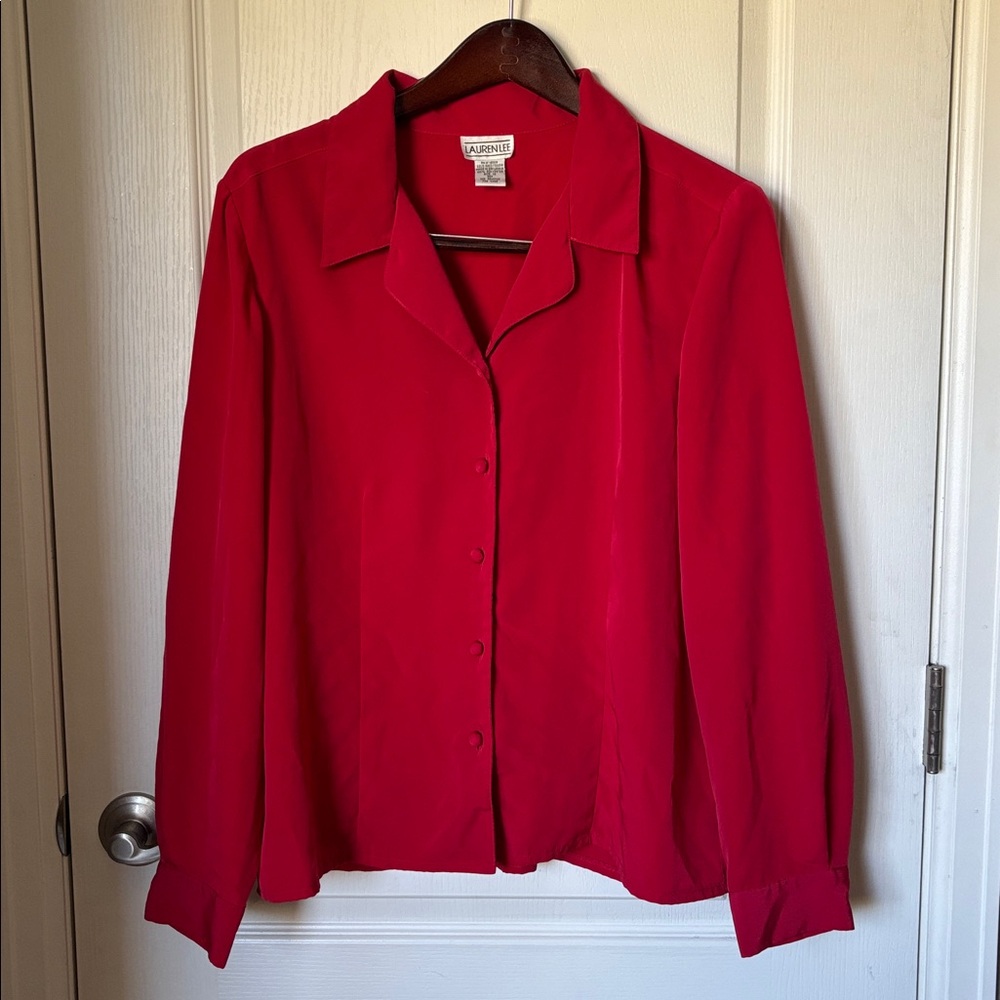 Lauren Lee Red Blouse